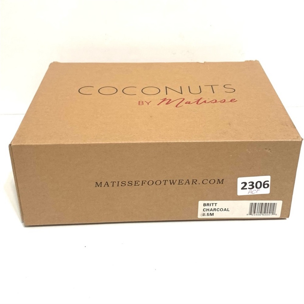 Coconuts by Matisse Charcoal Gray Ankle Booties 1.5” Heel Side Zip Size 8.5 - Picture 8 of 8